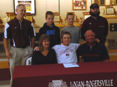 Evan Gruener signs with Bradley University